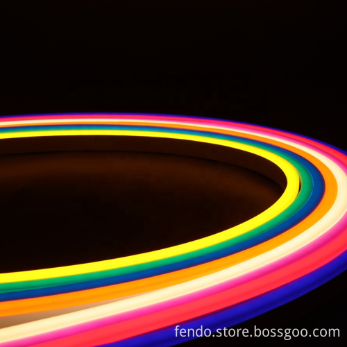 Custom Colorful 120LED 2835 IP67 Waterproof 24V RA80 RGB Neon Light Strip